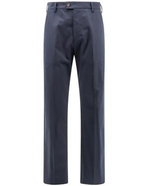 McQueen Straight Tailored Trousers - Blue
