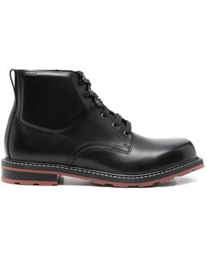 Bally Lace-Up Boots - Black
