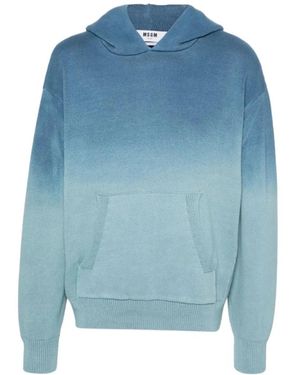 MSGM Hoodies - Azul