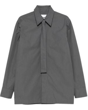 Jil Sander Lässiges Baumwollhemd Für Männer - Grau
