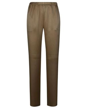 Antonelli Straight Trousers - Natural