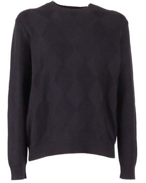 Ballantyne Round-Neck Knitwear - Blu
