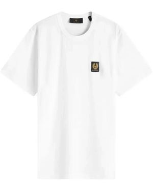 Belstaff Tops ,Wit ,Katoen T-Shirts