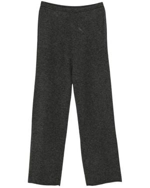 Max Mara Straight Trousers - Gris