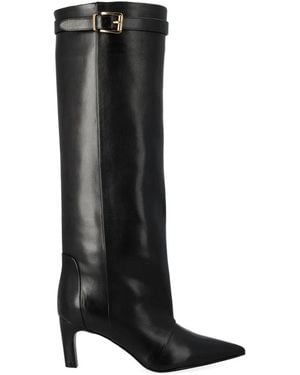 Lella Baldi Heeled Boots - Black