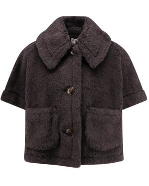 Max Mara Newterzo1 Coat - Schwarz