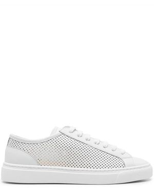 Doucal's Leren Casual Trainers Sneakers - Wit
