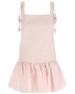 Self-Portrait Short Dresses - Rosa