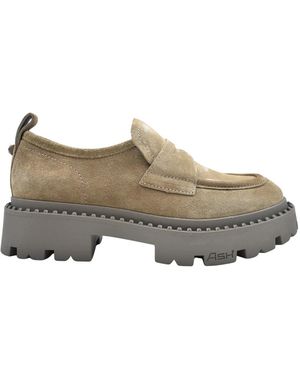 Ash Schoenen ,Bruin ,Bruine Veterschoenen Voor - Grijs