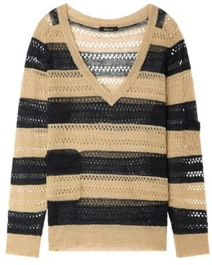 Mes Demoiselles Straina Lange V-Hals Knit - Meerkleurig
