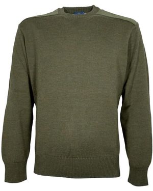 Paul & Shark Round-Neck Knitwear - Verde