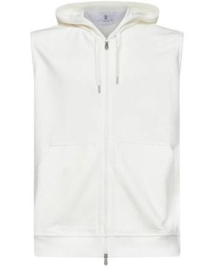 Brunello Cucinelli Zip-Throughs - White