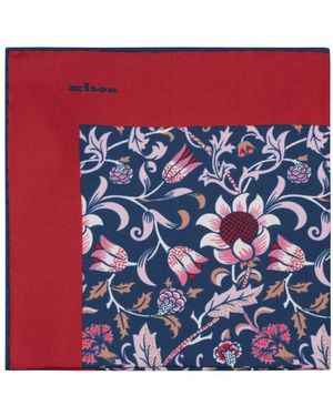 Kiton Silky Scarves - Rood