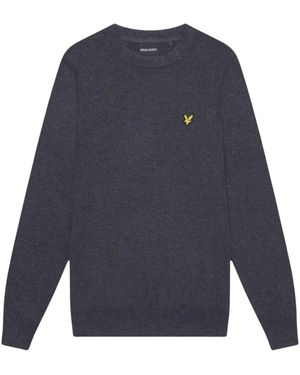 Lyle & Scott Round-Neck Knitwear - Blue