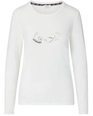 Liu Jo Long Sleeve Tops - Blanco