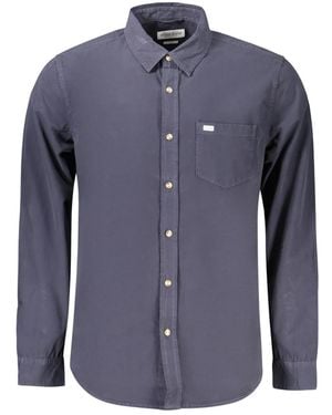 Guess Blue Cotton Men's Shirt