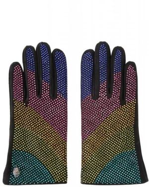 Kurt Geiger Kensington Crystal Gloves - Blau
