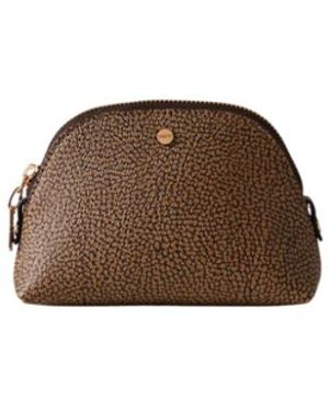 Borbonese Pochette Mini Porta Tutto - Bruin