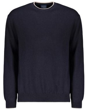 Paul & Shark Rundhals-Pullover - Blau