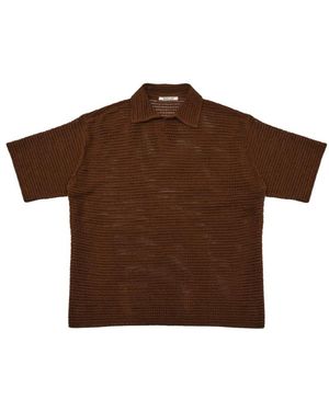AURALEE Polo Shirts - Brown