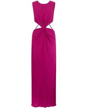 Alberta Ferretti Maxi Dresses - Purple