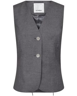 co'couture Liamcc Curve Vest - Grau