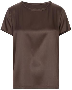 HER SHIRT HER DRESS T-Shirts - Marrón