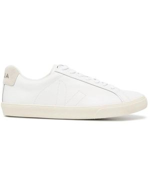 Veja Weiße sneakers mit besticktem logo
