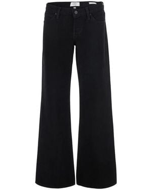 FRAME Wide Jeans - Noir