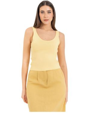 Kocca Sleeveless Tops - Amarillo
