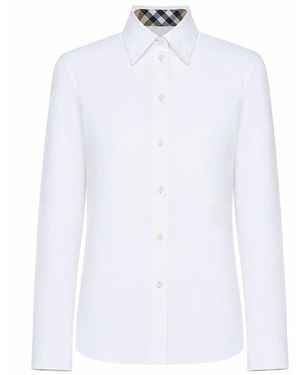 Burberry Shirts - Bianco