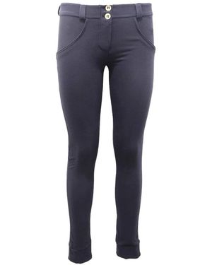Freddy Broeken ,Blauw ,Katoen Wrup 1Rs 252 Slim-Fit Broek