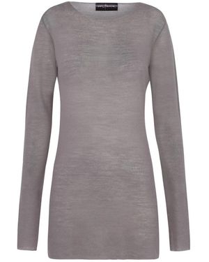 Cortana Round-Neck Knitwear - Grey