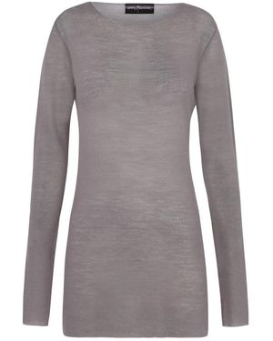 Cortana Round-Neck Knitwear - Grey