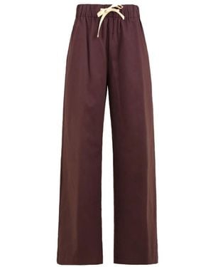 Attic And Barn Straight Pants - Red