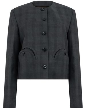 Blazé Milano Jassen ,Grijs ,Wol Shamo Bolero - Zwart