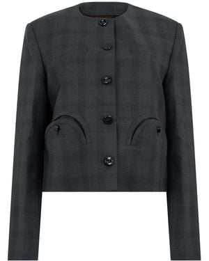 Blazé Milano Jassen ,Grijs ,Wol Shamo Bolero - Zwart