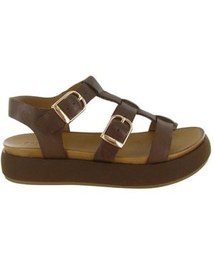 Inuovo Flat Sandals - Marrón