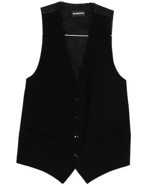 Ann Demeulemeester Vests - Black