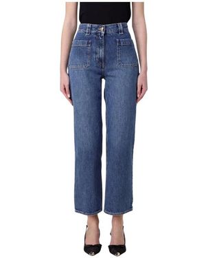 Elisabetta Franchi Straight Jeans - Blu