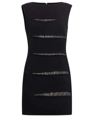 John Richmond Kurzes Kleid Mit Cut-Out Einsätzen - Schwarz