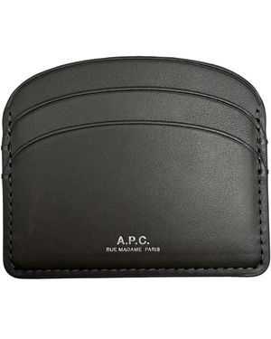 A.P.C. Wallets & Cardholders - Negro
