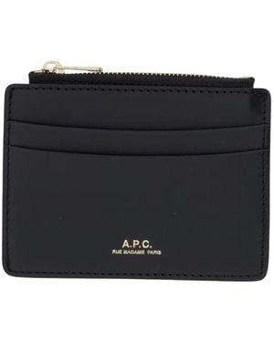 A.P.C. Porte-Carte Paris - Zwart