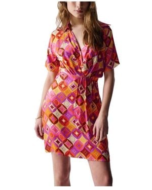 Salsa Jeans Short Dresses - Red