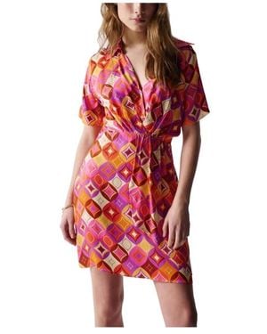 Salsa Jeans Short Dresses - Red