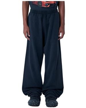 Balenciaga Wide Trousers - Azul