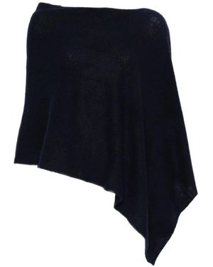 Be You Jassen ,Blauw ,Kasjmier Draped Poncho