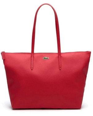 Lacoste Tote Bags - Rojo