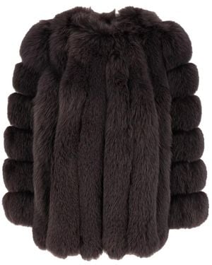 OLIVIA V. Faux Fur & Shearling Jackets - Nero