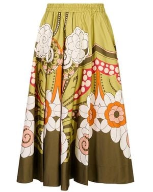 La DoubleJ Midi Skirts - Yellow